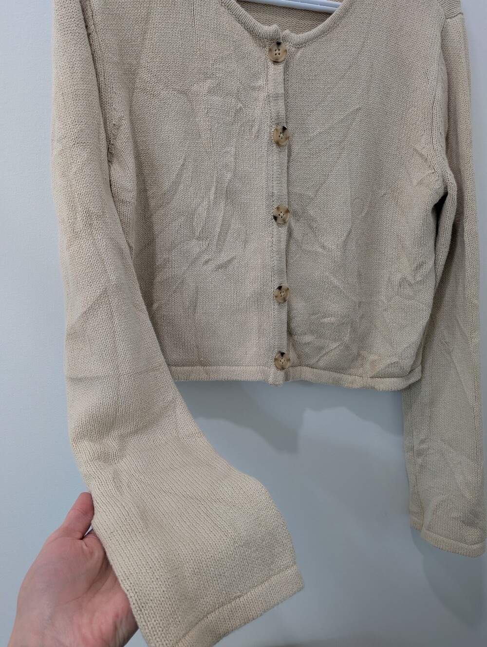 Reformation Organic Cotton Crew Cardigan - Picture 4 of 5